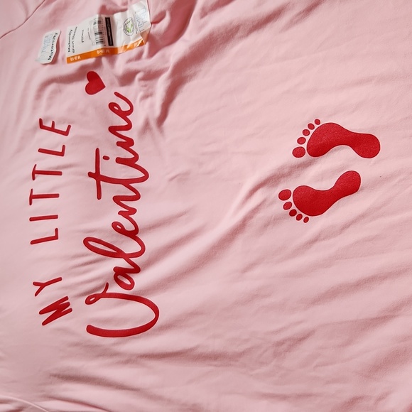 Women's Valentine's Maternity Shortsleeve Shirt - Picture 2 of 2